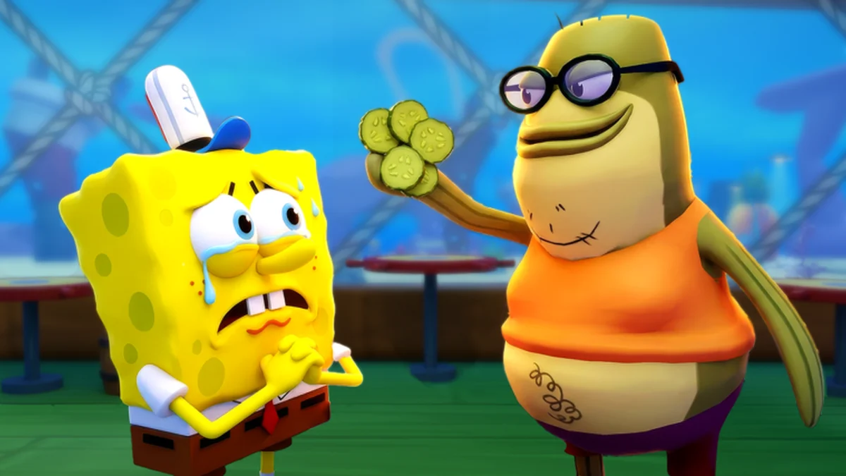 Official Save the Krusty Krab restaurant artwork